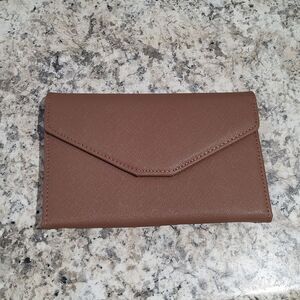 Zoppen Trifold Travel Wallet Brown NWOT